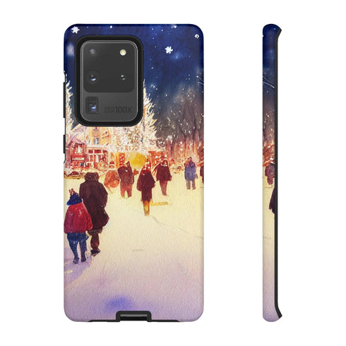 A Christmas Market in Denver Colorado - Impact Resistant Phone Case Samsung Galaxy S20 Ultra Matte